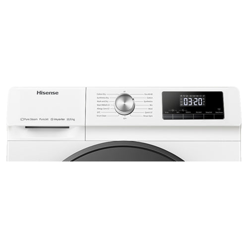 Hisense WDQA1014EVJM - White 10/6KG Washer Dryer - 1400 RPM - D Energy