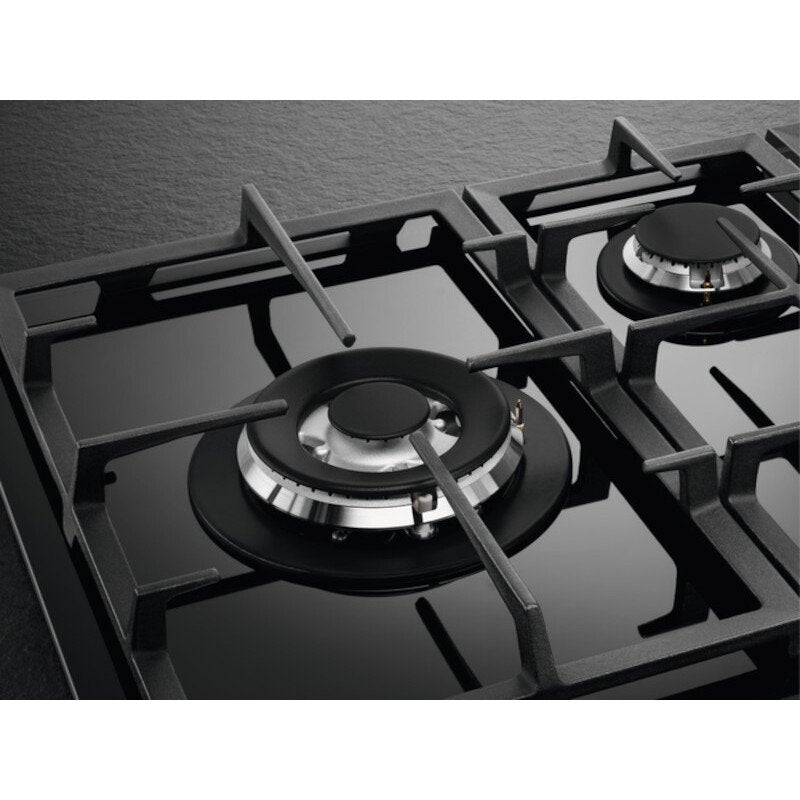 AEG HKB95820NB - Black 5 86cm Zone Gas Hob - LPG compatible - Unboxed