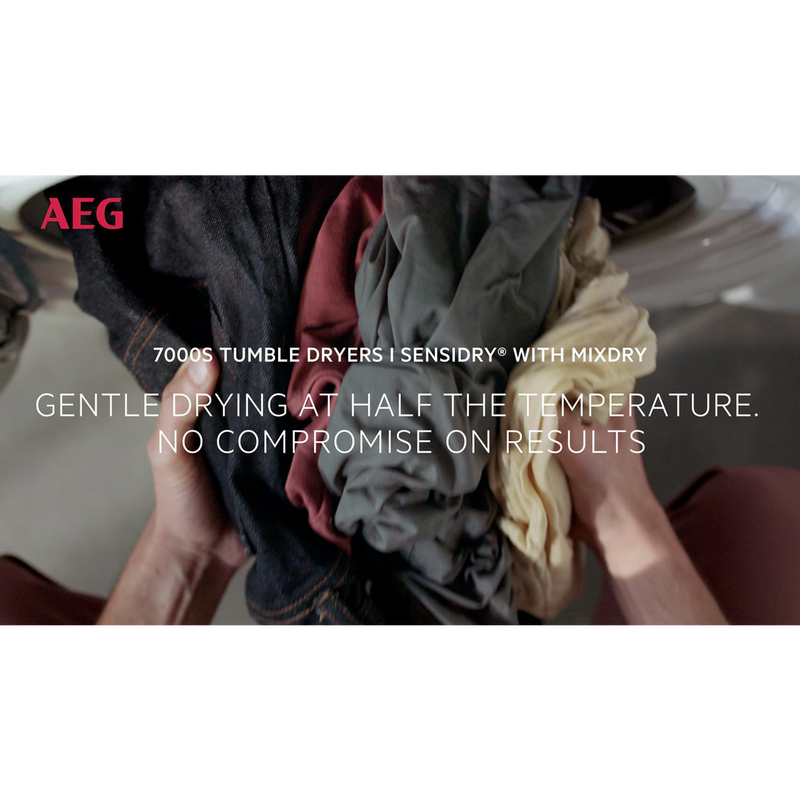 AEG TR749GU4B - White 9KG Tumble Dryer - Heat Pump - C Energy Rating