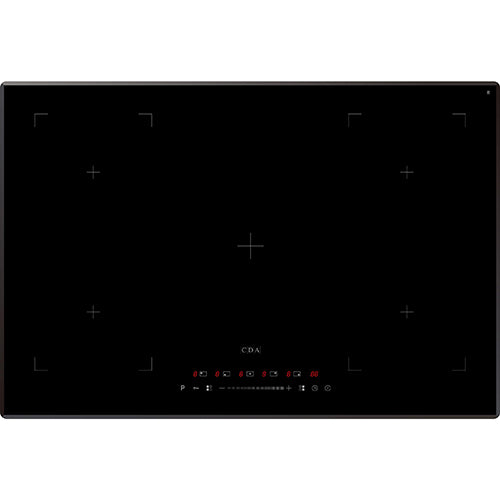 CDA HN7750FR - 77cm Five Zone Induction Hob - Touch Controls - 9 Power Levels