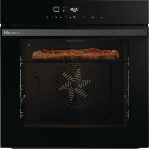 Hisense HO66FAPizzaChef - Black Built-In Single Oven - 77L - A+ Energy Rated