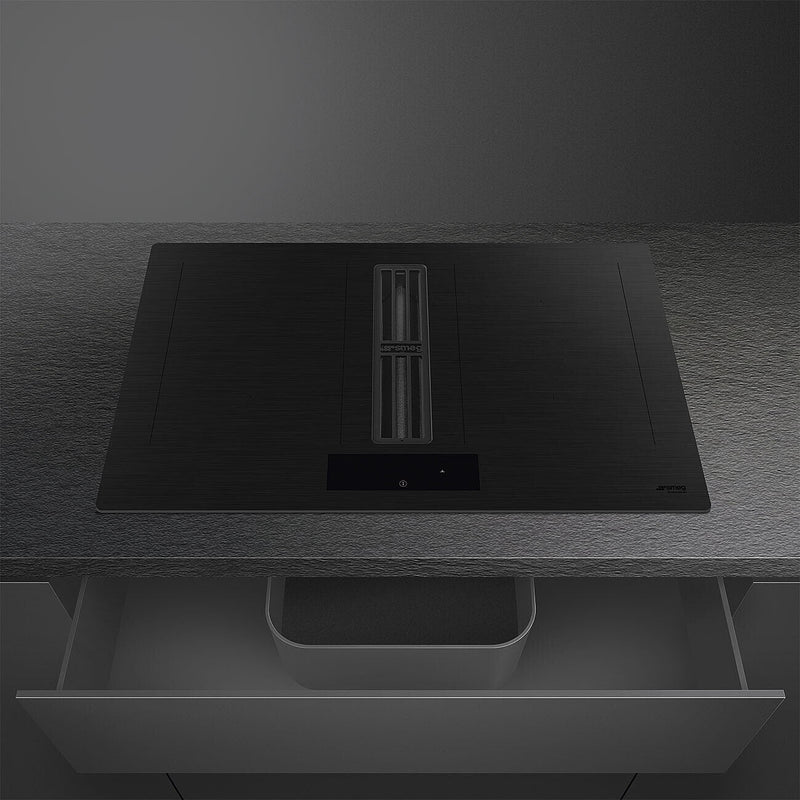 Smeg HOBD382MB2 - Matte Black Venting Hob - 4 Cooking Zones