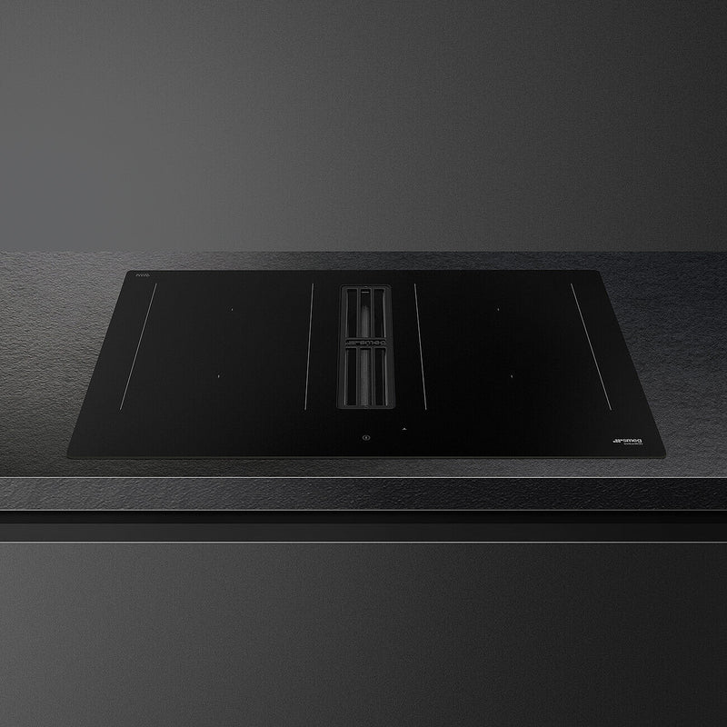 Smeg HOBD382N2 - Black Venting Hob - 4 Cooking Zones