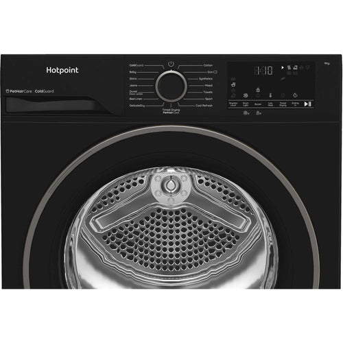 Hotpoint C HD 93M BB UK - Black 9KG Heat Pump Tumble Dryer - A++ Energy