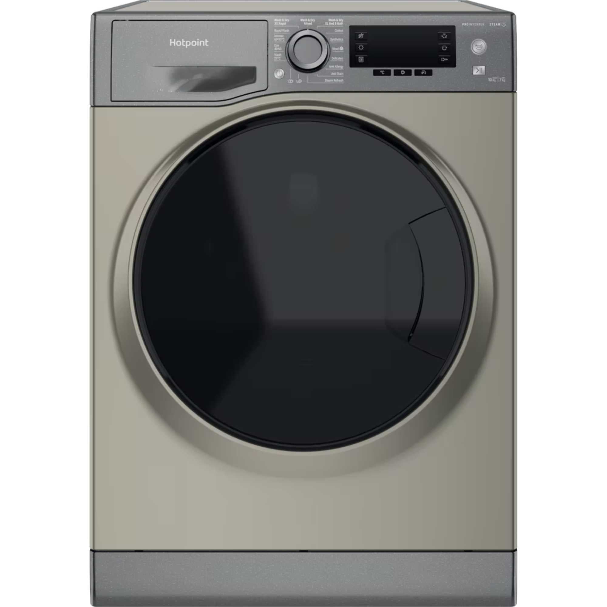 Hotpoint NDD 10748 GDA UK - Graphite 10KG/7KG Washer Dryer - 1400