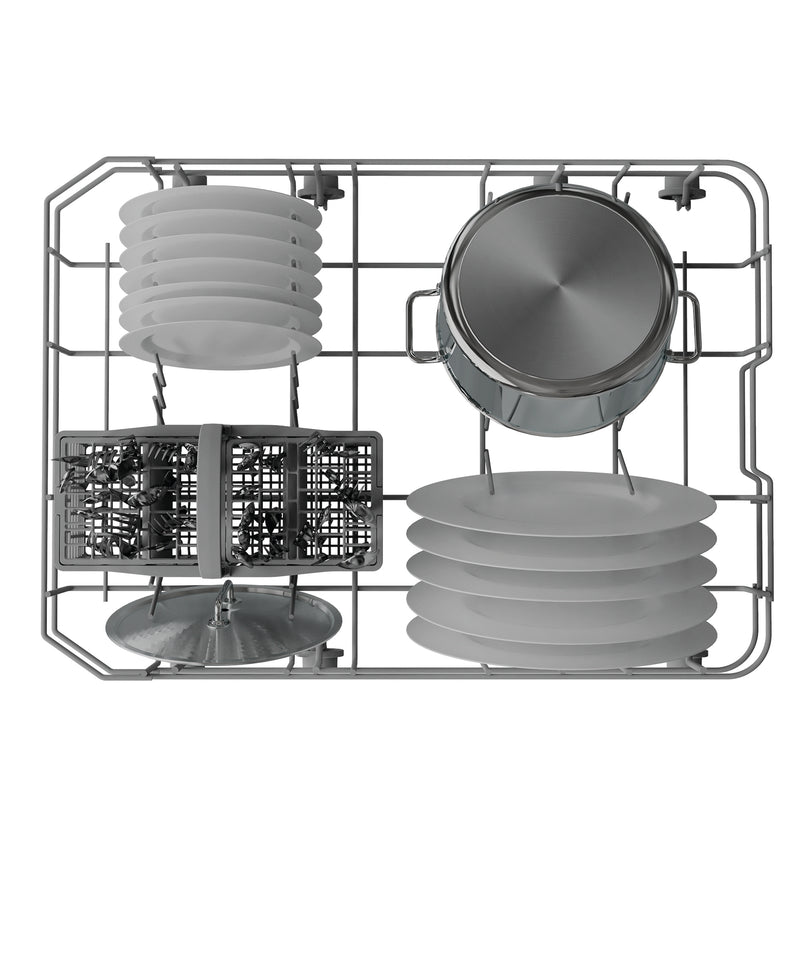 Hotpoint HP2ID10CS80UK - White Slimline Integrated Dishwasher - 10 Place Settings - D Energy