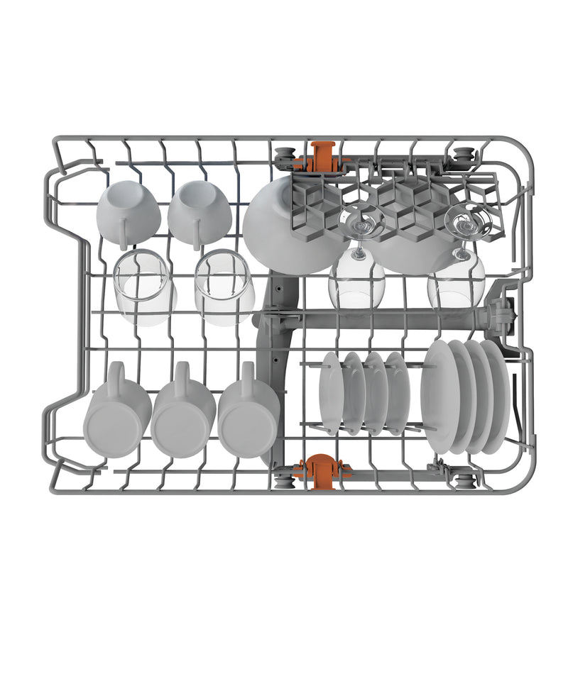 Hotpoint HP2ID10CS80UK - White Slimline Integrated Dishwasher - 10 Place Settings - D Energy