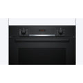 Bosch HQA534BB3B Series 4 - Black 71L Built-In Electric Single Oven - 3D Hot Air - A+ Energy Rating