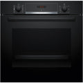 Bosch HQA534BB3B Series 4 - Black 71L Built-In Electric Single Oven - 3D Hot Air - A+ Energy Rating