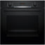 Bosch HQA534BB3B Series 4 - Black 71L Built-In Electric Single Oven - 3D Hot Air - A+ Energy Rating