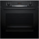 Bosch HQA534BB3B Series 4 - Black 71L Built-In Electric Single Oven - 3D Hot Air - A+ Energy Rating