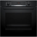 Bosch HQA574BB3B - Black 71L Single Oven - Pyrolytic Self-Cleaning - A+ Energy Rating