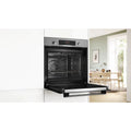 Bosch HQA574BS3B Series 4 - Stainless Steel Single Oven - 71L Capacity - Pyrolytic Self-Cleaning - A+ Energy Rating