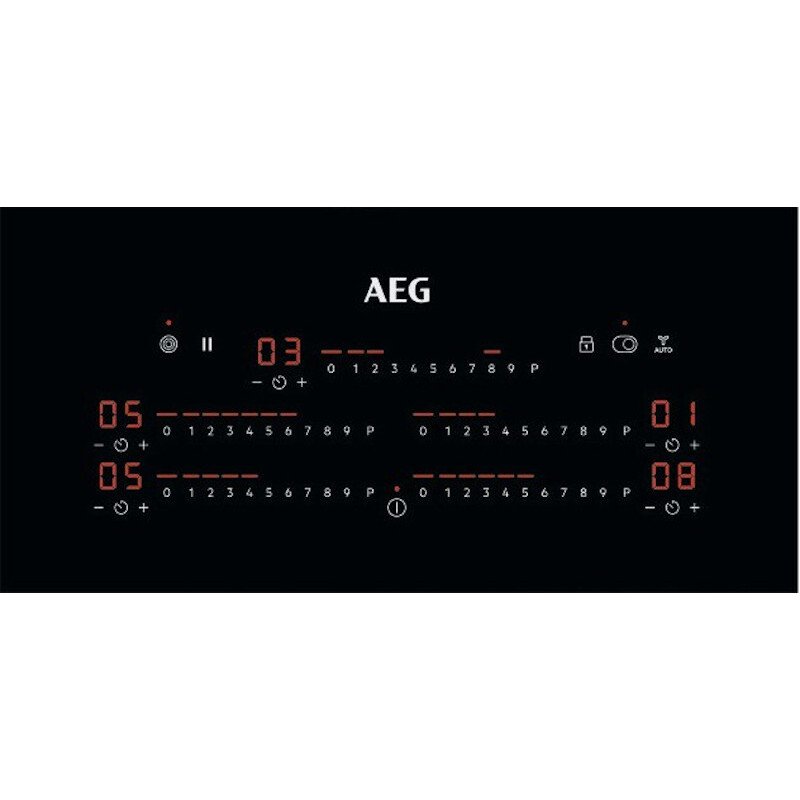 AEG HRE95770FB 3000 - Black 5 Zone Ceramic Hob - 910x520mm - A Energy