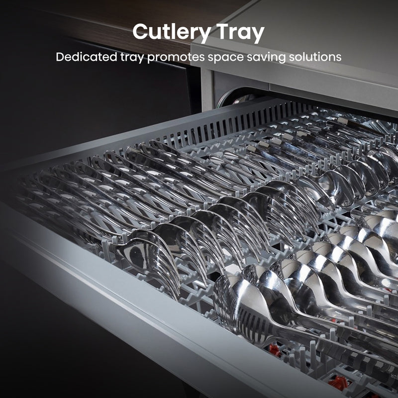 Hisense HS523E15WUK - White Slimline Dishwasher - 10 Place Settings - E Energy Rated