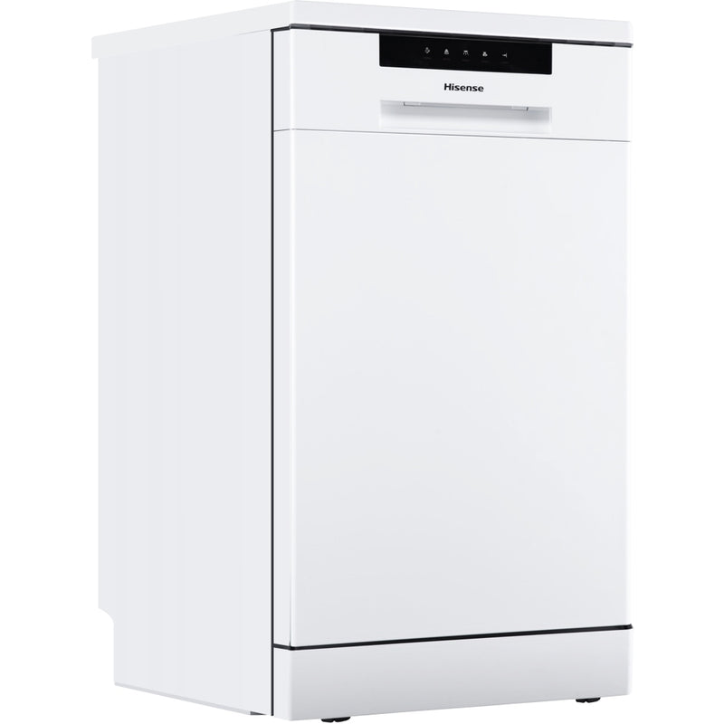 Hisense HS523E15WUK - White Slimline Dishwasher - 10 Place Settings - E Energy Rated