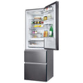 Haier HTW5618EWMP - Silver/Grey Fridge Freezer - 357 Litres - E Energy