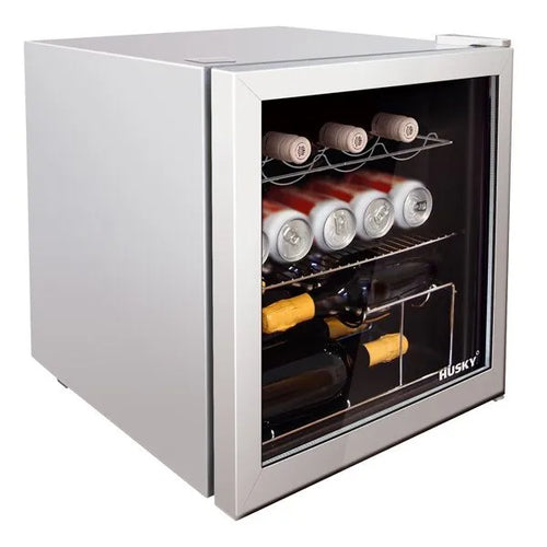 Husky HU281 - Silver Freestanding Fridge - Display