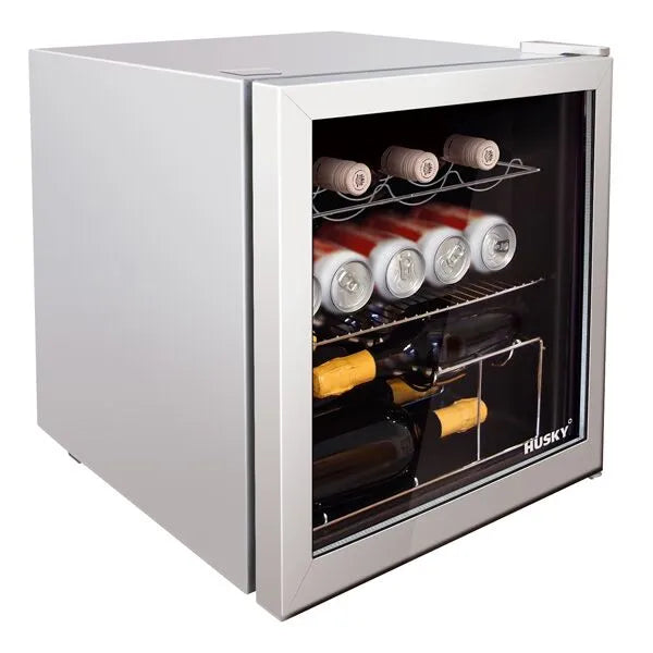 Husky HU281 - Silver Freestanding Fridge - Display