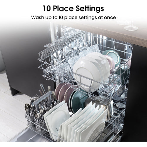Hisense HV523E15UK - Stainless Steel Dishwasher - 10 Place Settings - E Rated