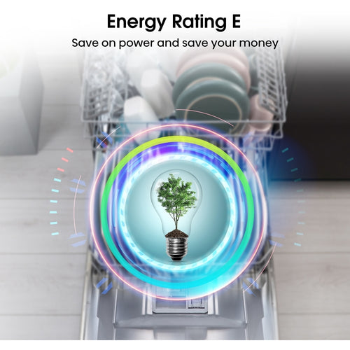 Hisense HV523E15UK - Stainless Steel Dishwasher - 10 Place Settings - E Rated