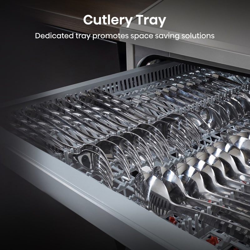 Hisense HV523E15UK - Stainless Steel Dishwasher - 10 Place Settings - E Rated