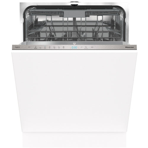 Hisense HV643D60UK - Black Integrated Dishwasher - 16 Place Settings - D Energy