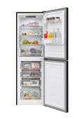 Hoover HVT3CLECKIHB - Black Freestanding Low Frost Fridge Freezer - E energy
