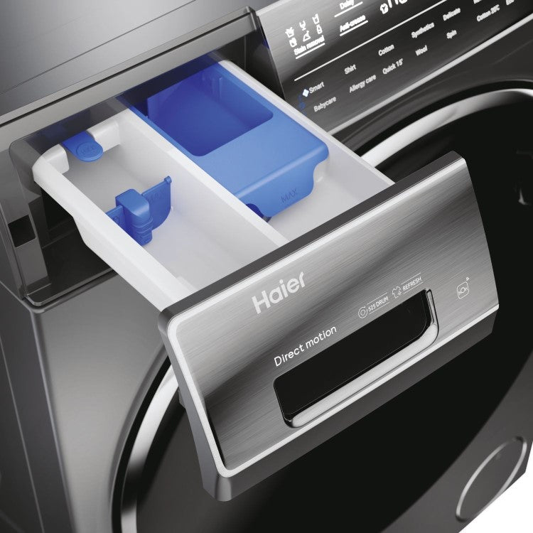 Haier HW110B14979SEUUK - Graphite 11KG Washing Machine - 1400RPM - A Energy