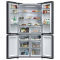 Haier HCR39F19ENPT - Slate Black American Fridge Freezer - 651L - 4 Star Energy Rating