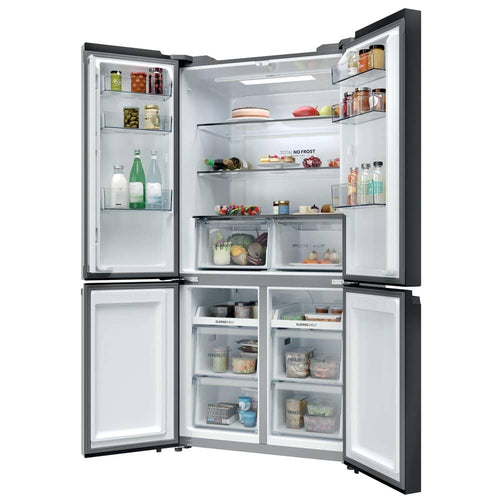 Haier HCR39F19ENPT - Slate Black American Fridge Freezer - 651L - 4 Star Energy Rating