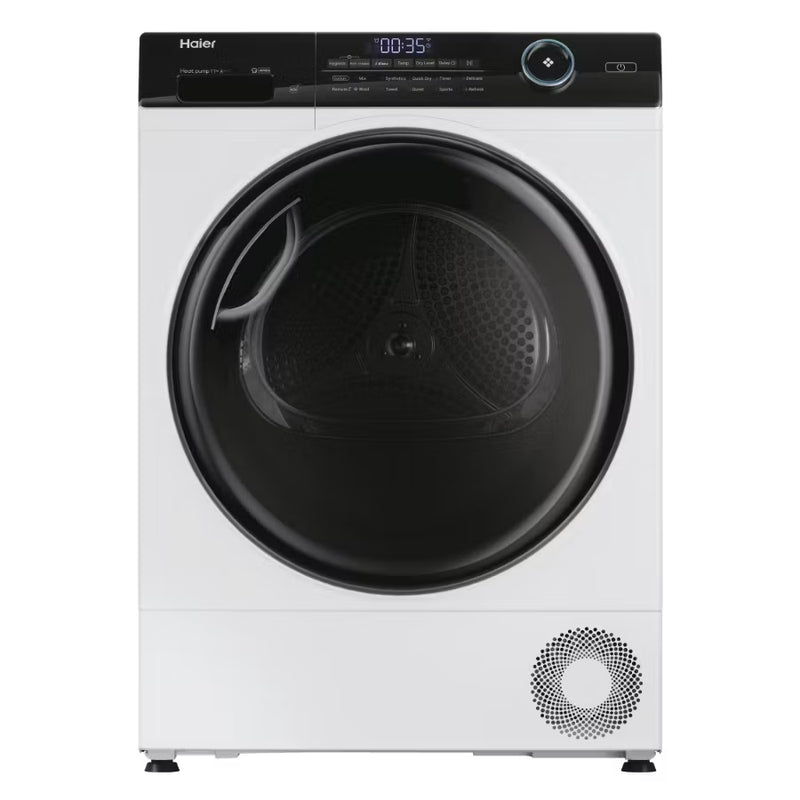 Haier HD110-A3959E-UK - White 11KG Heat Pump Tumble Dryer - WiFi - A+++ Energy