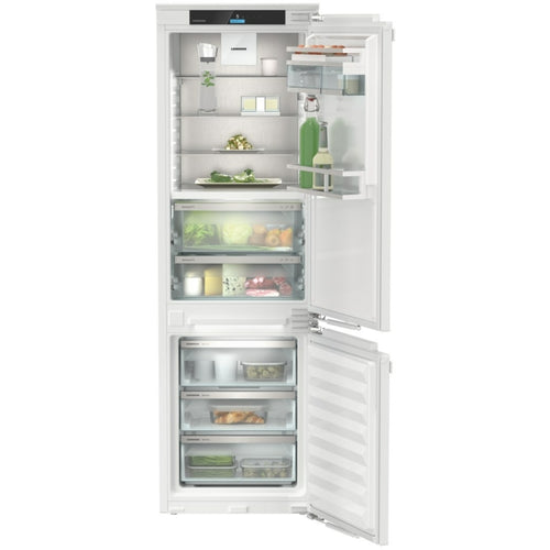 Liebherr ICBNci5153 - Stainless Steel Integrated 70/30 Split Fridge Freezer - No Frost - 245L Capacity - C Rated