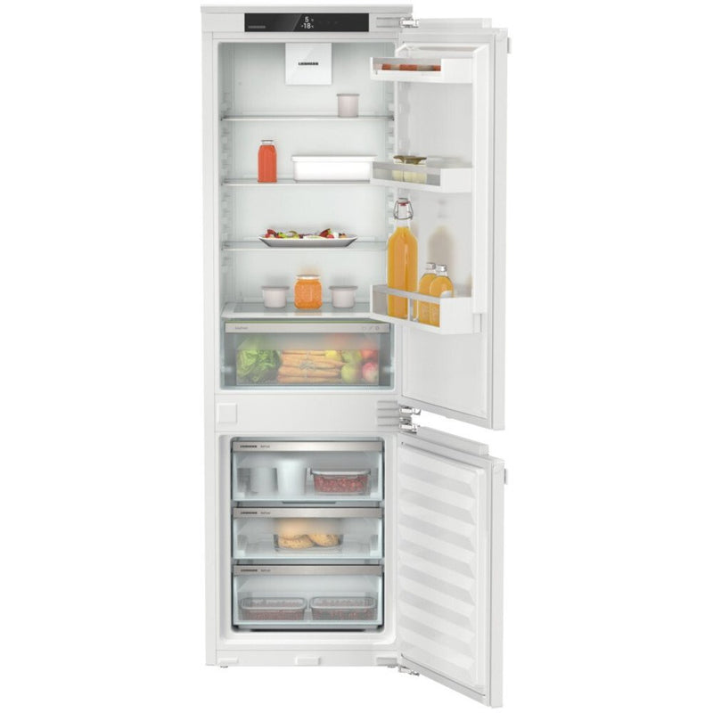 Liebherr ICNe5103 - Stainless Steel Integrated Fridge Freezer - 253L Total Capacity - 70/30 Split - E Energy Rating