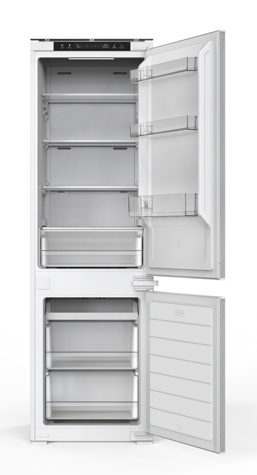 Iceking IKBI7030TFF - White Built in Frost Free Fridge Freezer - E energy - Display