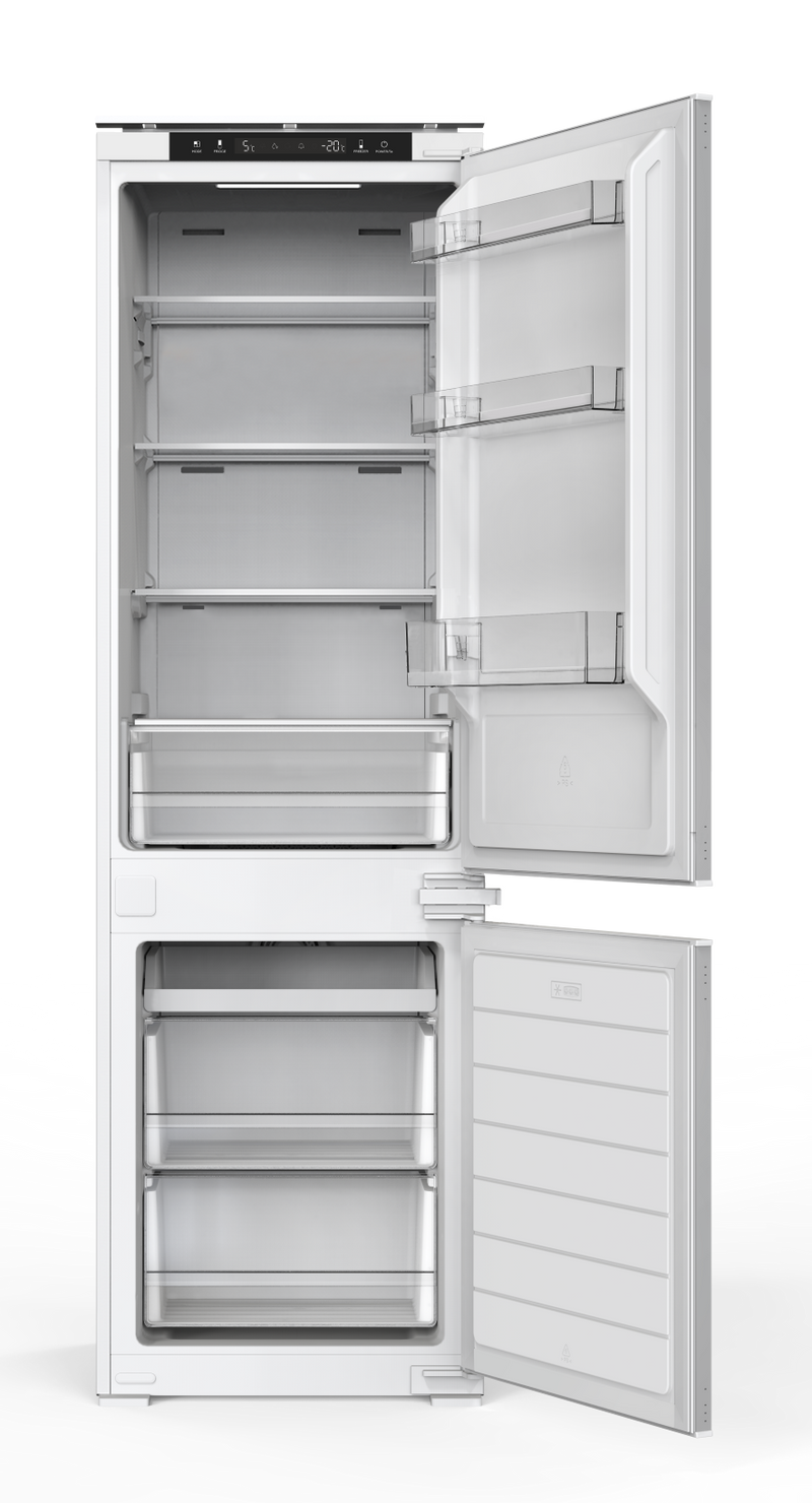 Iceking IKBI7030TFF - White Built in Frost Free Fridge Freezer - E energy - Display