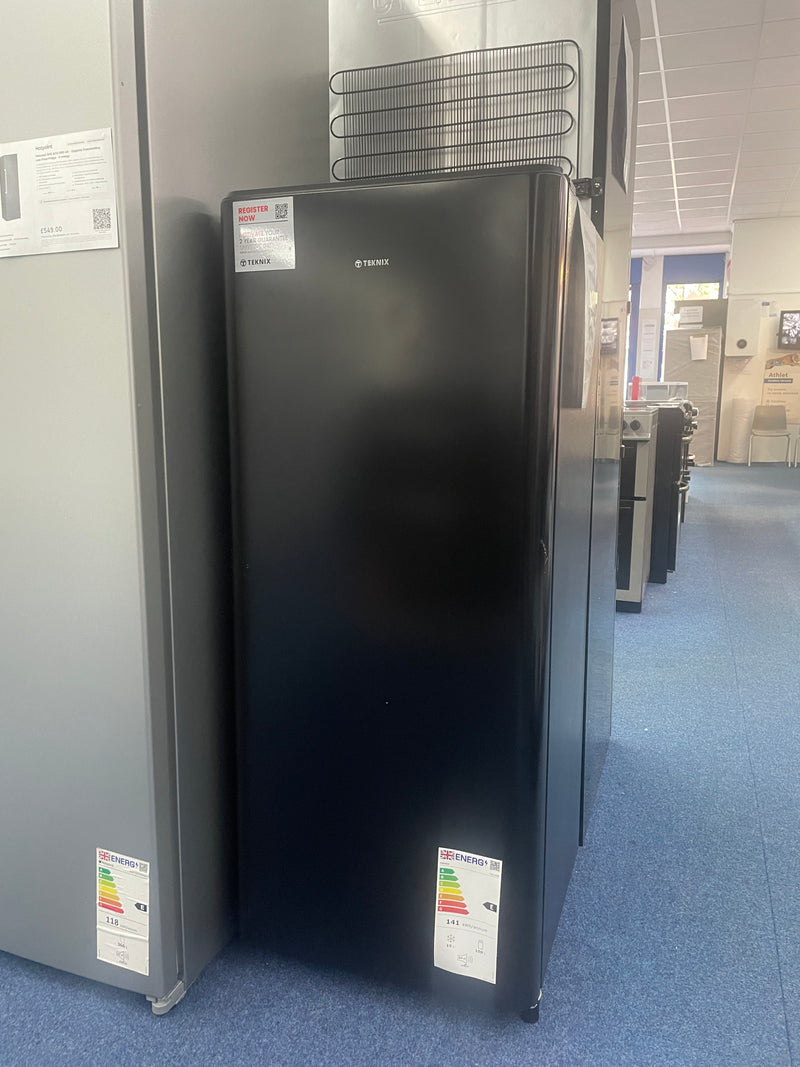 Teknix T2R128B - Black 165L Fridge - Icebox - E Energy - Display
