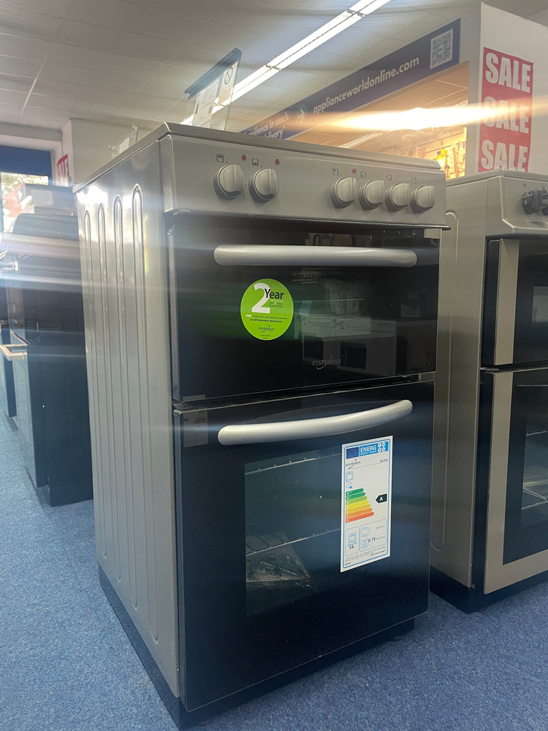 Statesman EDC50S - Silver 4 Zone Electric Cooker - Display