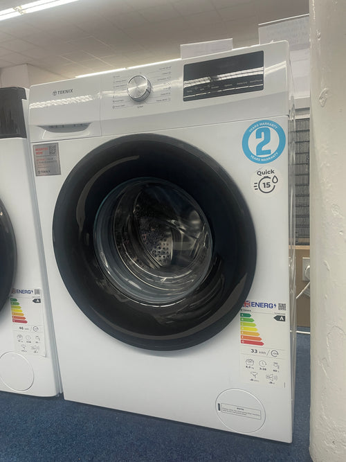 Teknix TK2W814HW - White 8KG Washing Machine - 1400 RPM - A energy - Display