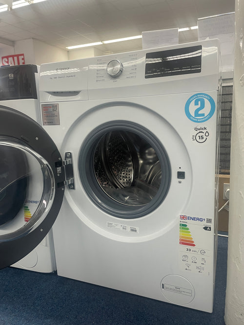 Teknix TK2W814HW - White 8KG Washing Machine - 1400 RPM - A energy - Display