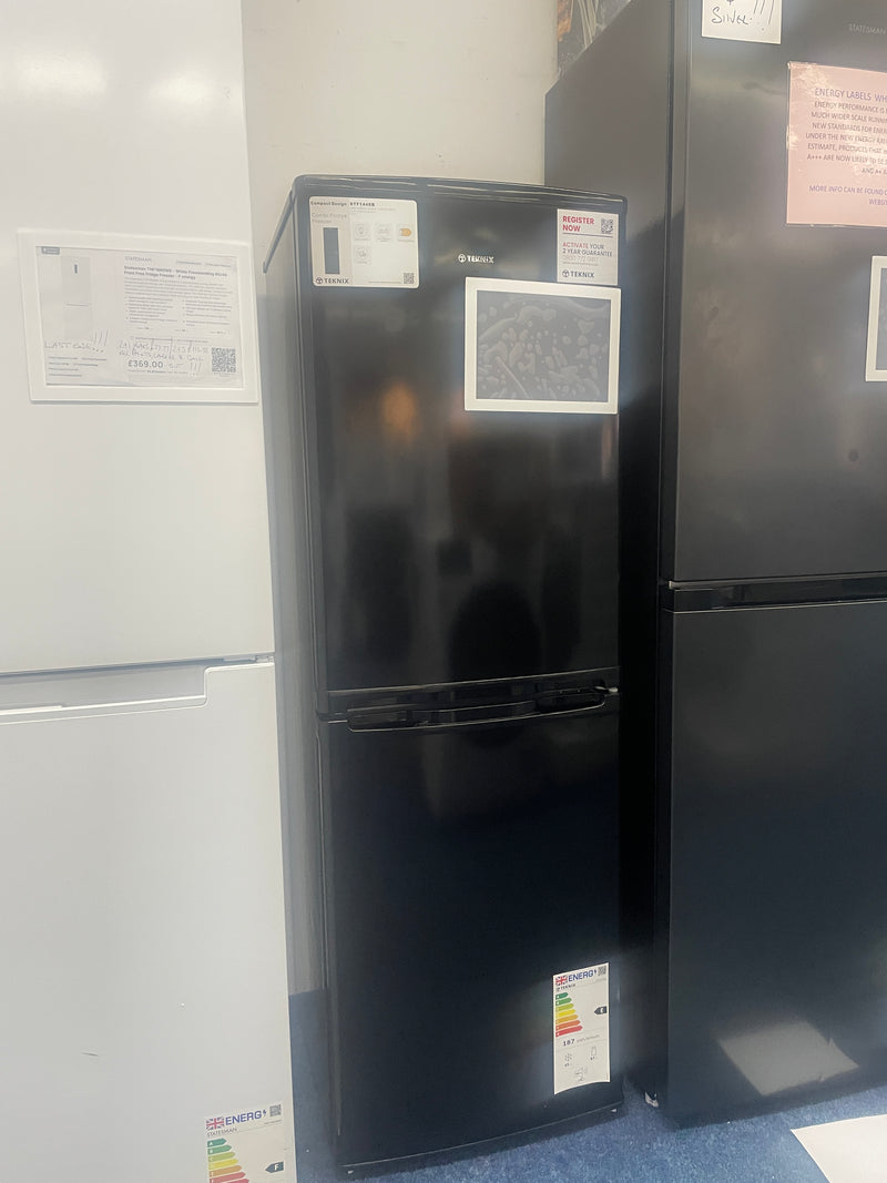 Teknix STF1448B - Black Fridge Freezer - 144cm - E Energy Rating - Display