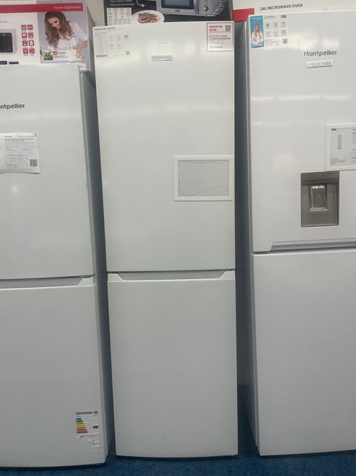 Teknix FF1815W - White Freestanding 50/50 Frost Free Fridge Freezer - F energy - Display