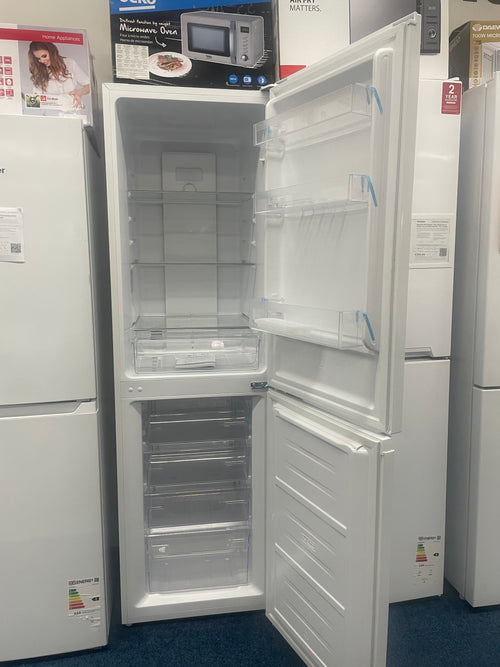 Teknix FF1815W - White Freestanding 50/50 Frost Free Fridge Freezer - F energy - Display