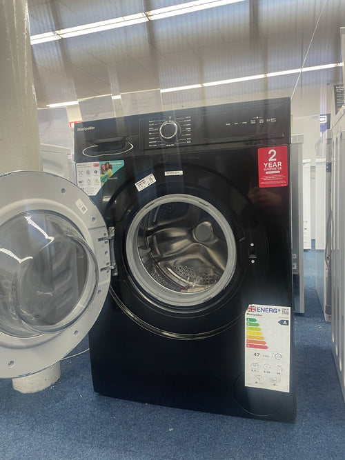 Montpellier MWM814BLK - Black Freestanding 8KG Washing Machine - 1400 RPM - A energy - Display