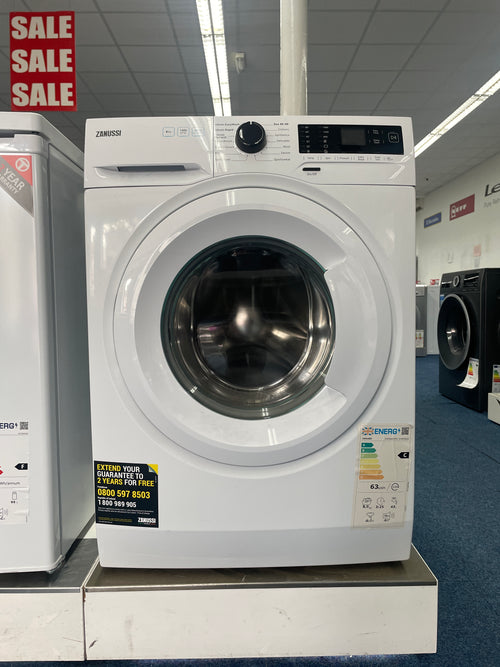 Zanussi ZWF842C3PW - White Freestanding 8KG Washing Machine - 1400 RPM - C energy - Display