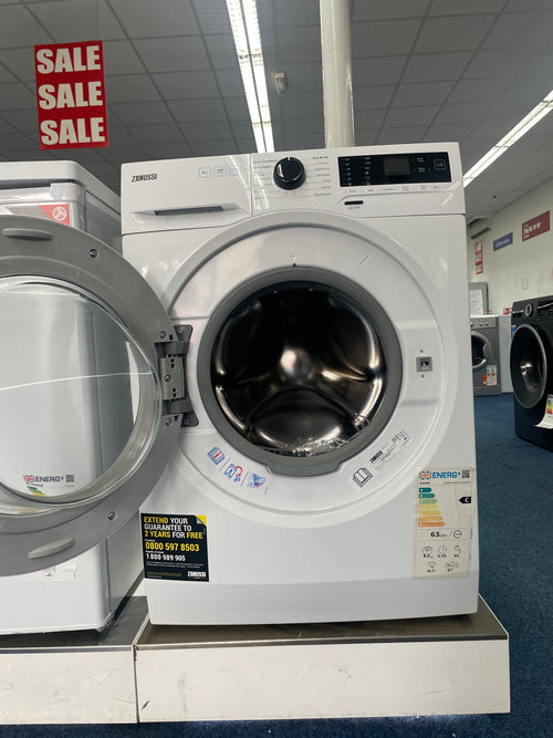 Zanussi ZWF842C3PW - White Freestanding 8KG Washing Machine - 1400 RPM - C energy - Display