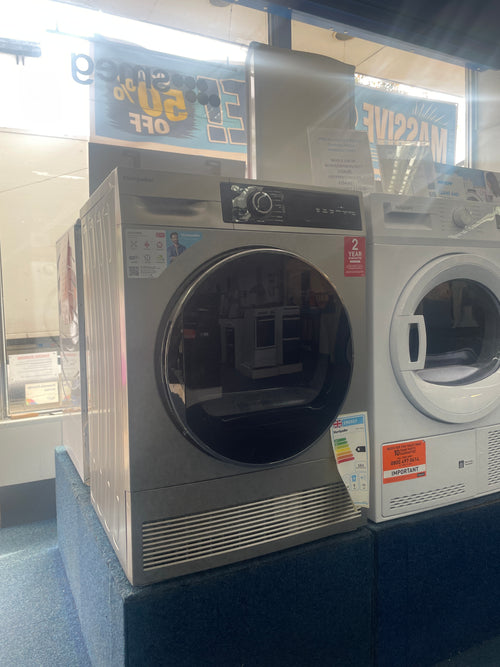Montpellier MTDC8SDS - Silver 8KG Condenser Tumble Dryer - B energy - Display