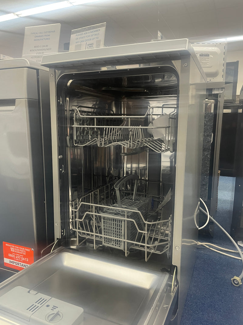 Teknix TFD455S - Stainless steel Freestanding Dishwasher - E energy - Display