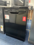 Montpellier MDWD1354K - Black 13 Place Setting Dishwasher - Freestanding - D Energy Rating - Display