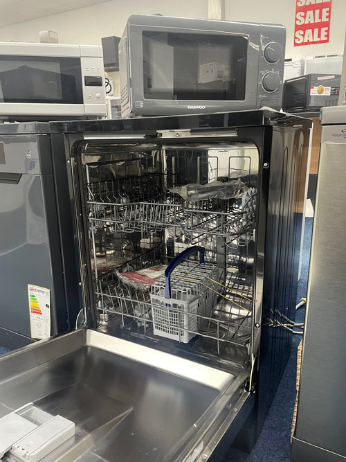 Montpellier MDWD1354K - Black 13 Place Setting Dishwasher - Freestanding - D Energy Rating - Display